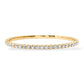 3.0MM 10-POINTER ENTIRE DIAMOND FLEX BANGLE BRACELET
