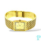 36MM VINTAGE GENÈVE 14KT SOLID GOLD RECTANGULAR WATCH