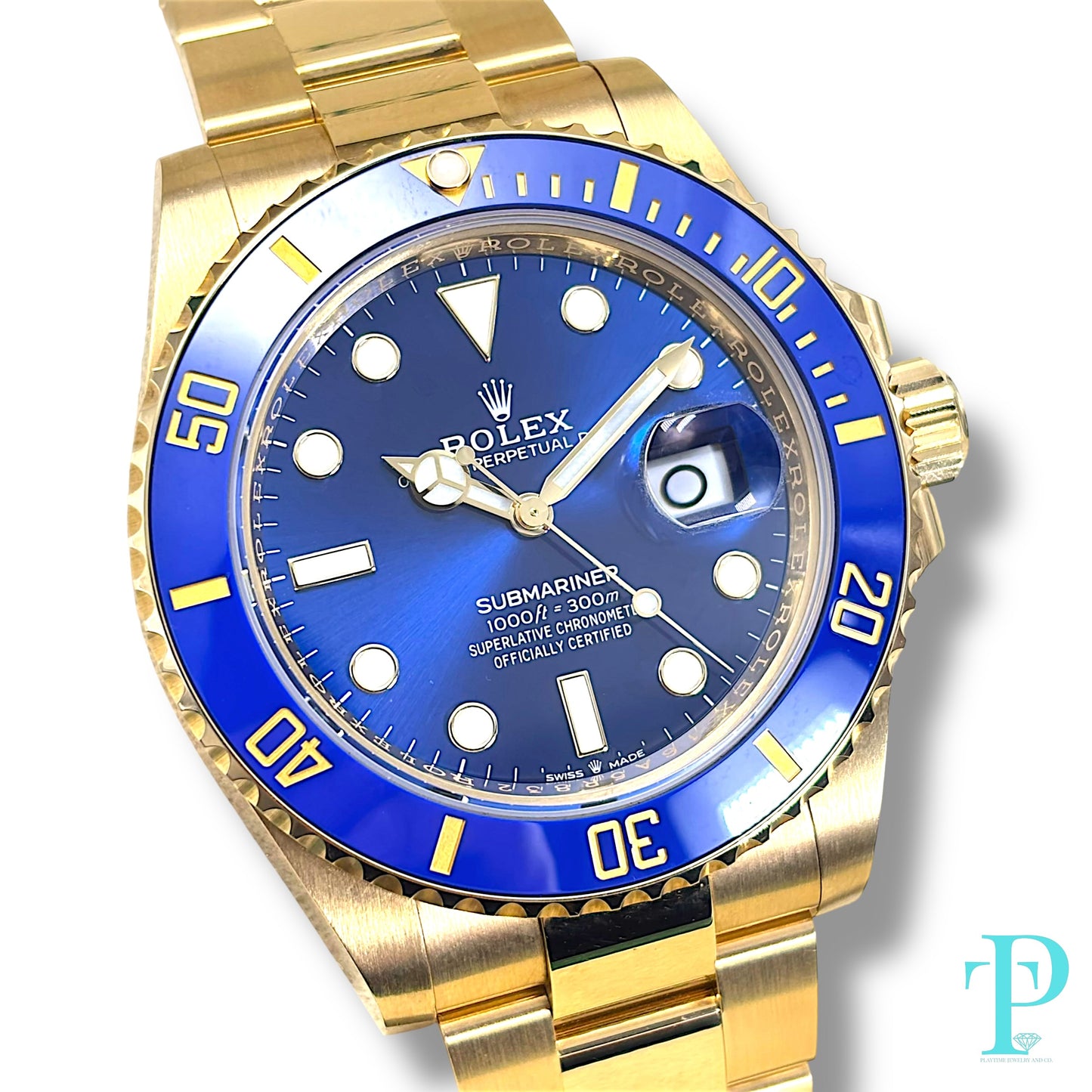 41MM ROLEX SUBMARINER / REF. 126618LB / 18KT YELLOW GOLD MEN’S WATCH