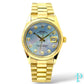 34MM ROLEX DATE REF.1510 / 14KT SOLID GOLD / MOP DIAL / PRESIDENTIAL BRACELET / AUTOMATIC