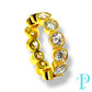 4.00CTW / 3.5MM / 14KT YELLOW GOLD / BEZEL SET / DIAMOND ETERNITY BAND