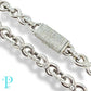 14KT WHITE GOLD / 166.0g 22” 15MM 17.56CTW DIAMOND / INFINITY LINK CHAIN