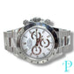 40MM ROLEX DAYTONA / STAINLESS STEEL / WHITE AND SILVER DIAL / OYSTER BRACELET / CHRONOGRAPH / AUTOMATIC MOVEMENT / REF.116520