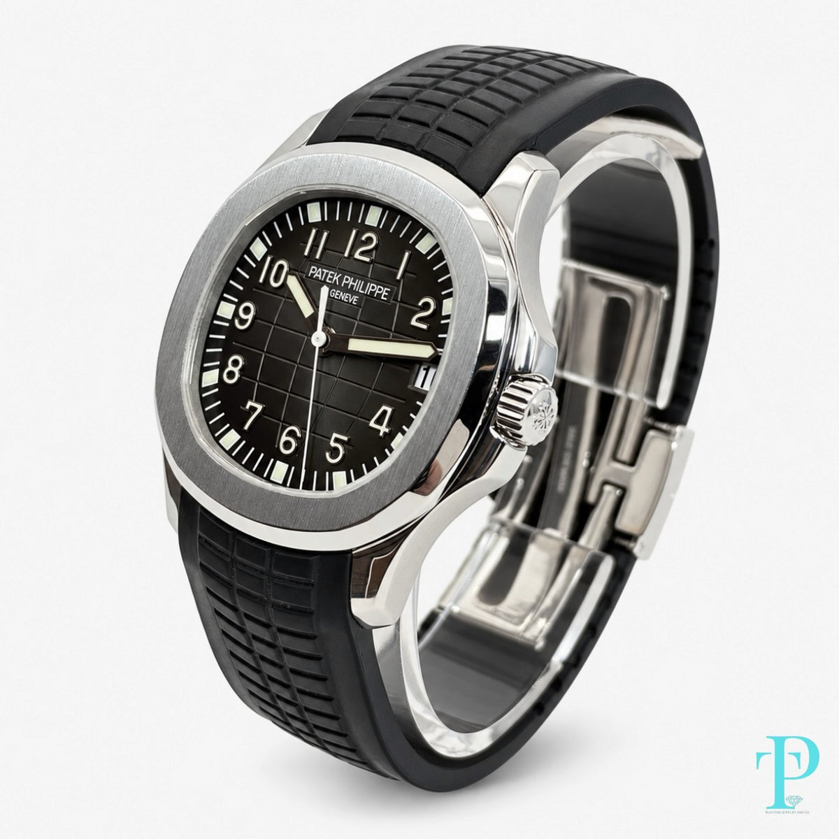 PRE-OWNED 38MM PATEK PHILIPPE AQUANAUT 5165A-001