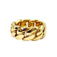 SOLID 10KT 18.2g 10MM WIDE "MIAMI CUBAN LINK" RING
