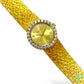 PIAGET 26MM 18KT GOLD & DIAMOND BEZEL LADIES VINTAGE COCKTAIL WATCH