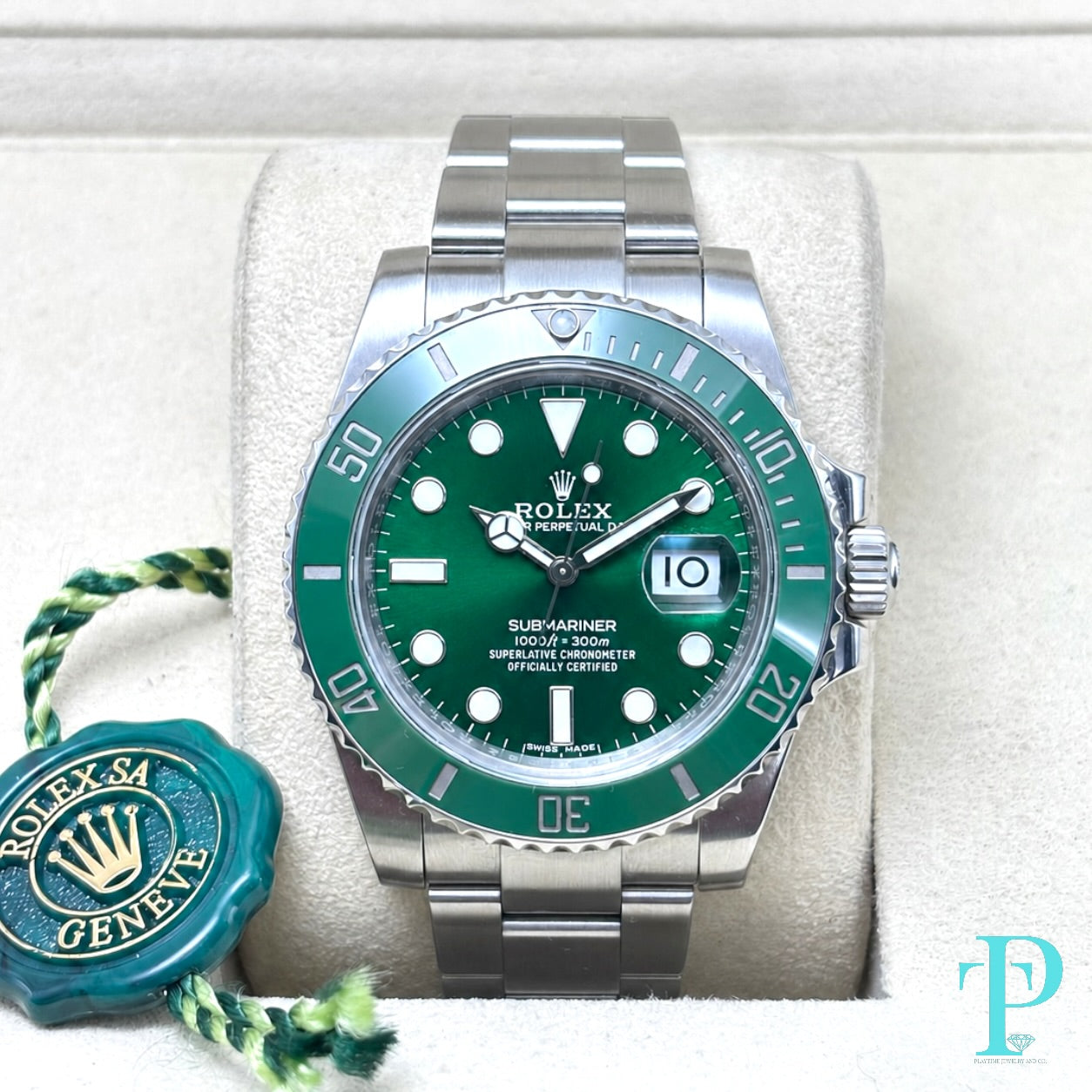 40MM ROLEX SUBMARINER “HULK” Ref. 116610LV
