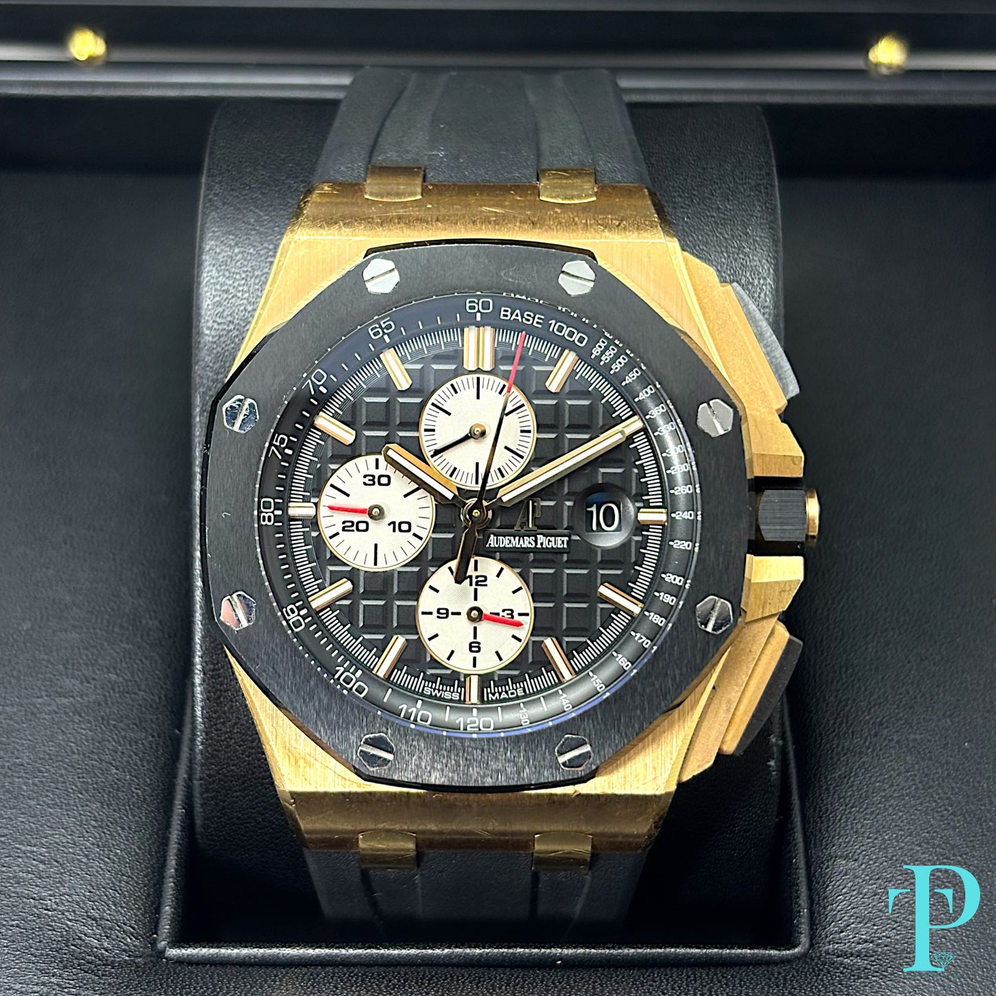 44MM AUDEMARS PIGUET ROYAL OAK OFFSHORE CHRONOGRAPH 18KT ROSE GOLD — REF. 26401RO.OO.A002CA.01
