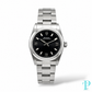 PRE-OWNED 31MM ROLEX OYSTER PERPETUAL 67480 BLACK DIAL
