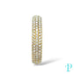 18KT YELLOW GOLD 2.25CTW PAVE ETERNITY DIAMOND WEDDING BAND