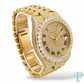 41MM ROLEX DAY-DATE PRESIDENTIAL 18KT GOLD NATURAL DIAMOND BUSTDOWN 28CTW