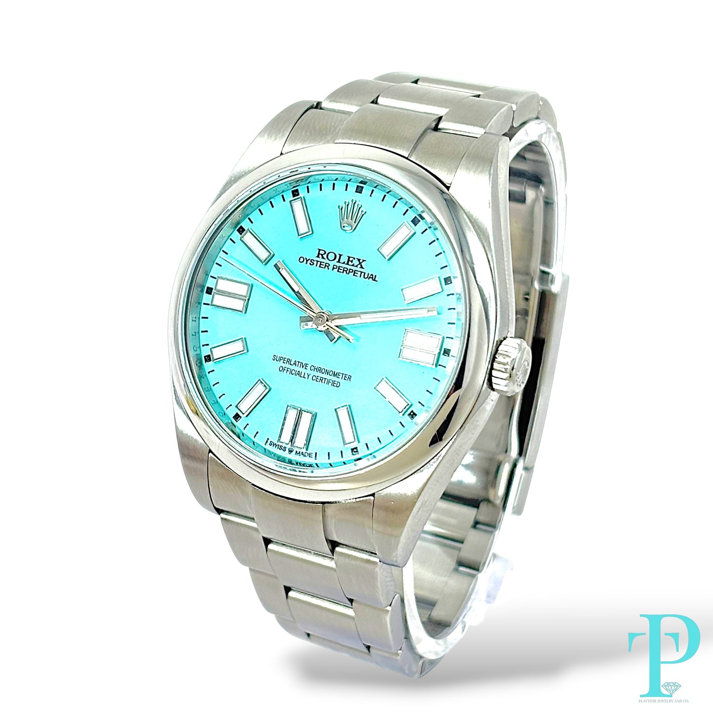 40MM ROLEX OYSTER PERPETUAL REF.124300 MENS WATCH
