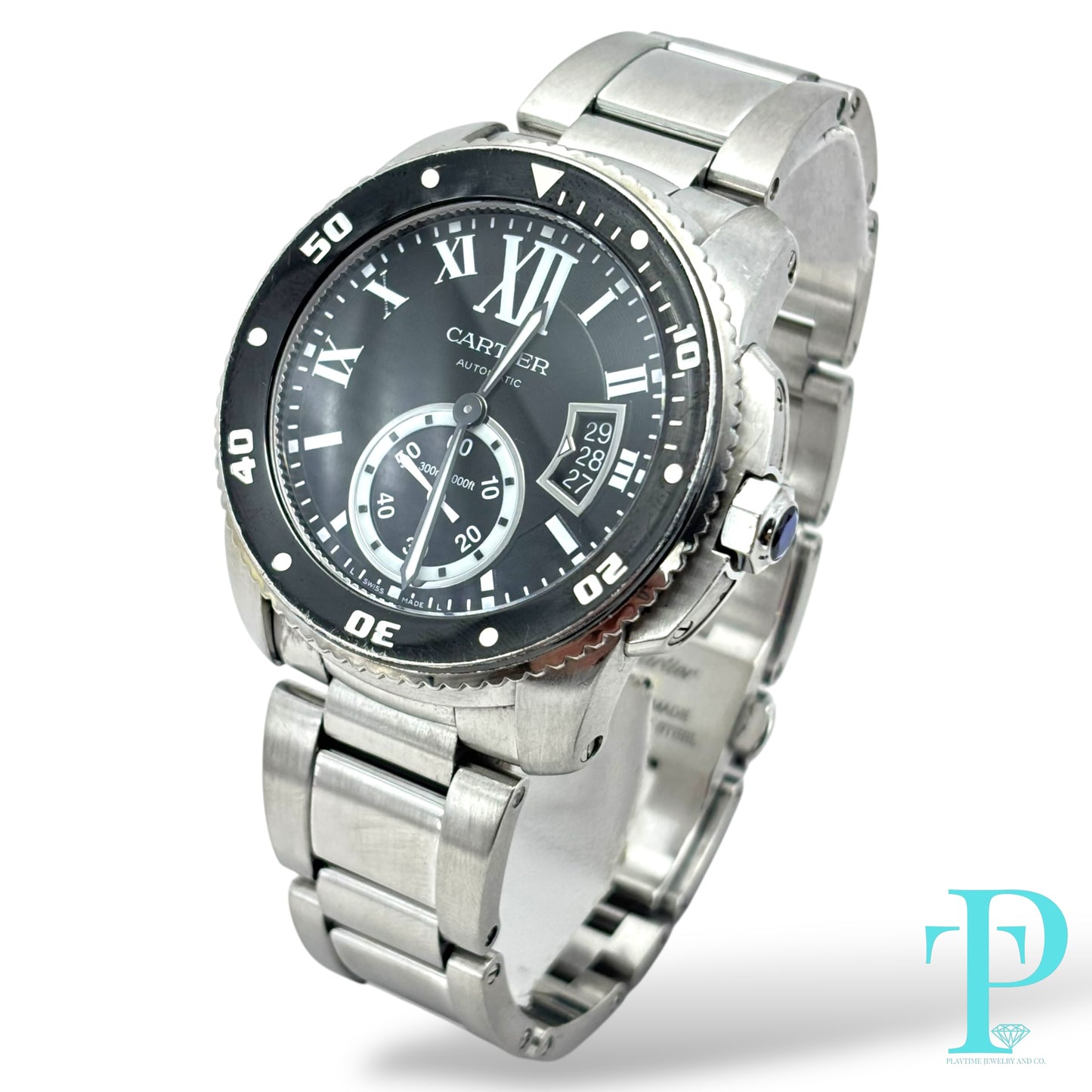 42MM CARTIER CALIBRE DE CARTIER  / STAINLESS STEEL / AUTOMATIC
