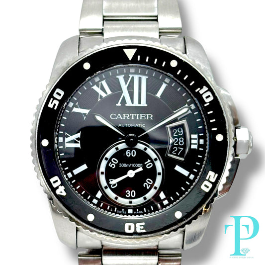 42MM CARTIER CALIBRE DE CARTIER  / STAINLESS STEEL / AUTOMATIC