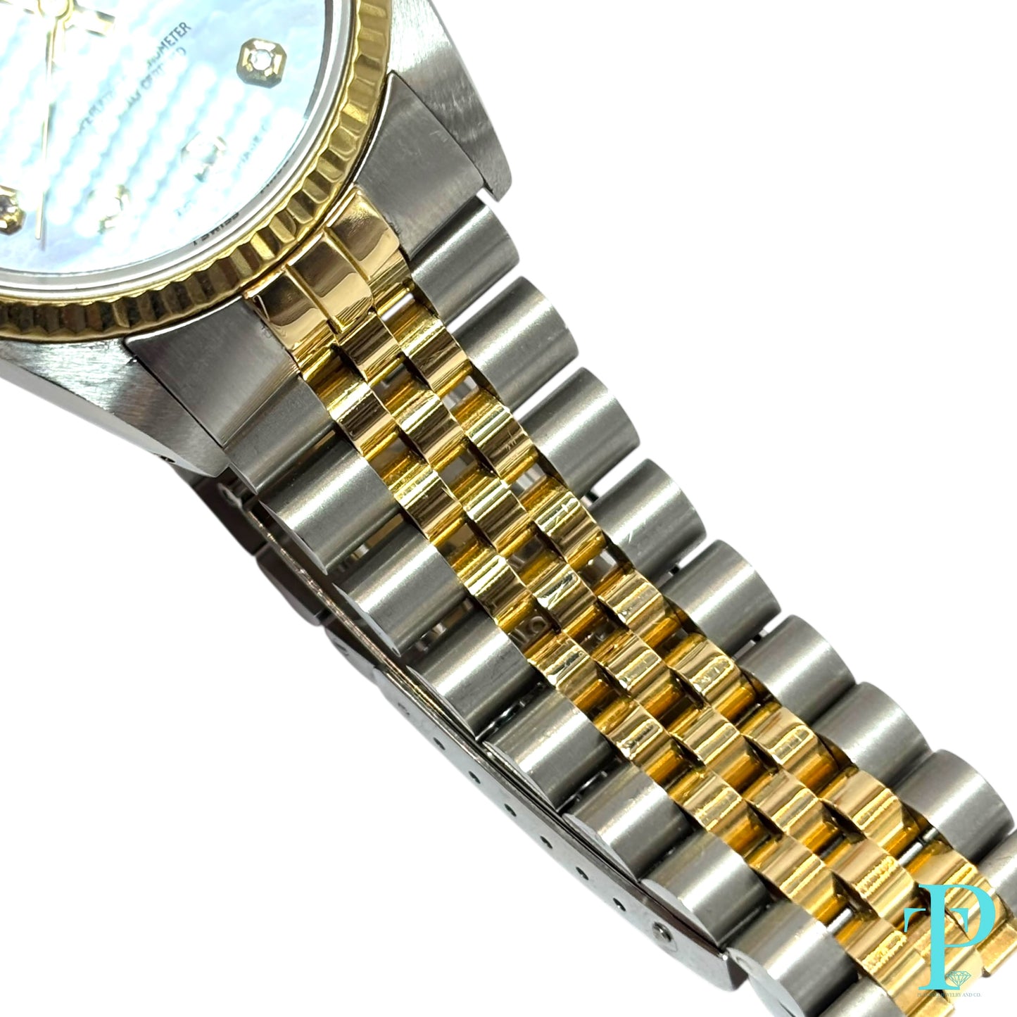 36MM ROLEX DATEJUST 18KT YELLOW GOLD TWO-TONE WITH STEEL. REF.16013