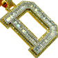 10KT VVS-1 CVD DIAMOND CUSTOM “ANY LETTER” LETTER INITAL PENDANT