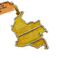 SOLID 14KT VVS-1 NATURAL DIAMOND “COLOMBIA” PENDANT