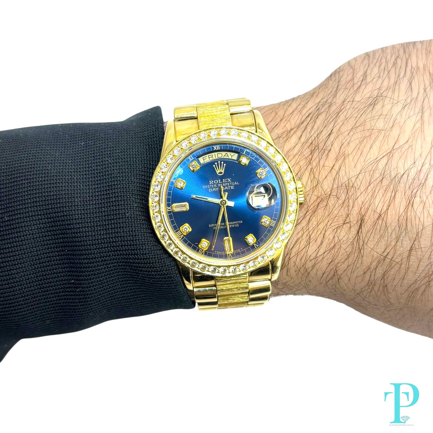 36MM ROLEX DAY-DATE(PRESIDENTIAL) 18KT YELLOW GOLD