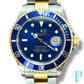 40MM ROLEX SUBMARINER / 18KT GOLD / STEEL TWO-TONE / BLUE DIAL / AUTOMATIC MOVEMENT / REF. 16613