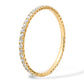 3.0MM 10-POINTER ENTIRE DIAMOND FLEX BANGLE BRACELET