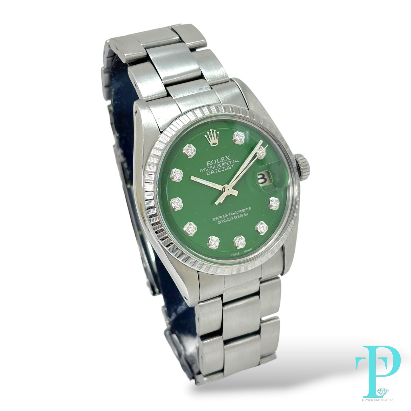 36MM ROLEX DATE / GREEN DIAL / REF.1601
