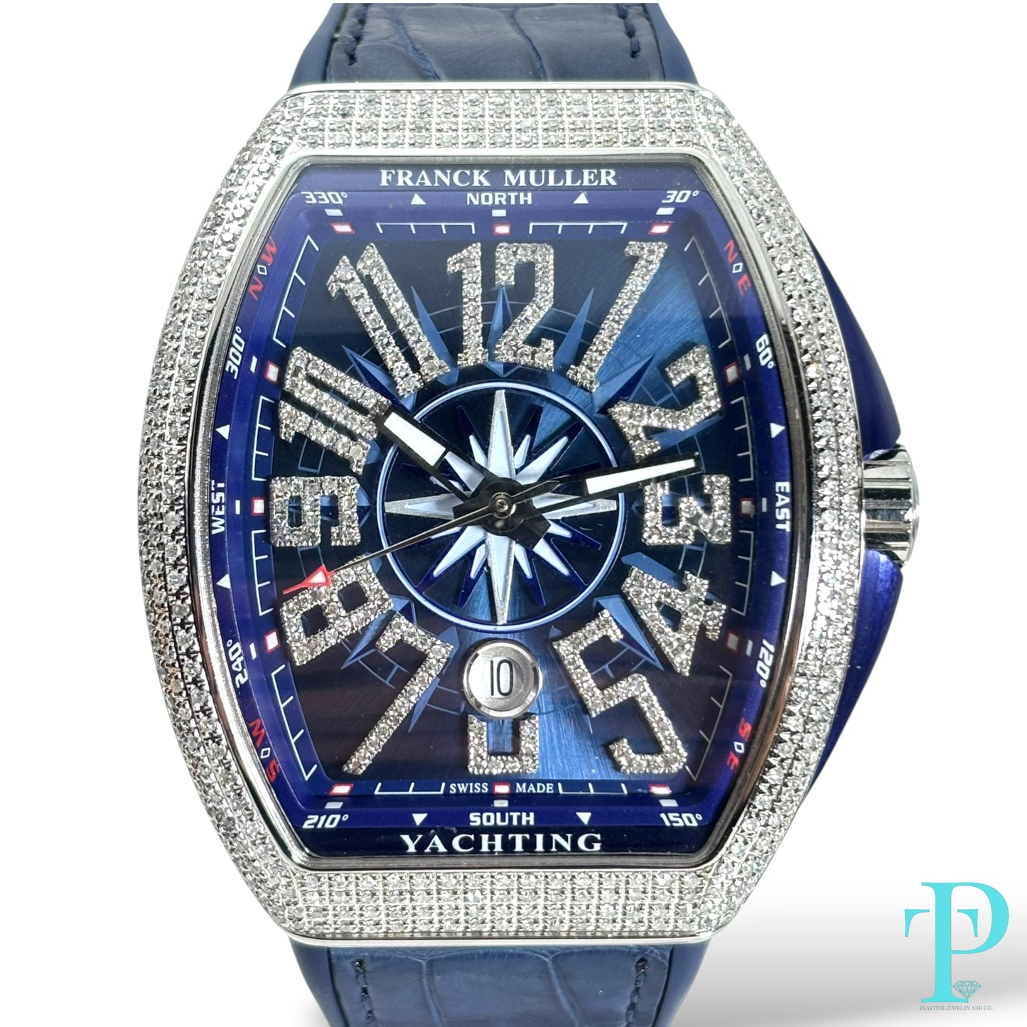 Pre-Owned 44MM Franck Muller Vanguard Yachting V45-SC-DT (2014)