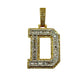 10KT VVS-1 CVD DIAMOND CUSTOM “ANY LETTER” LETTER INITAL PENDANT