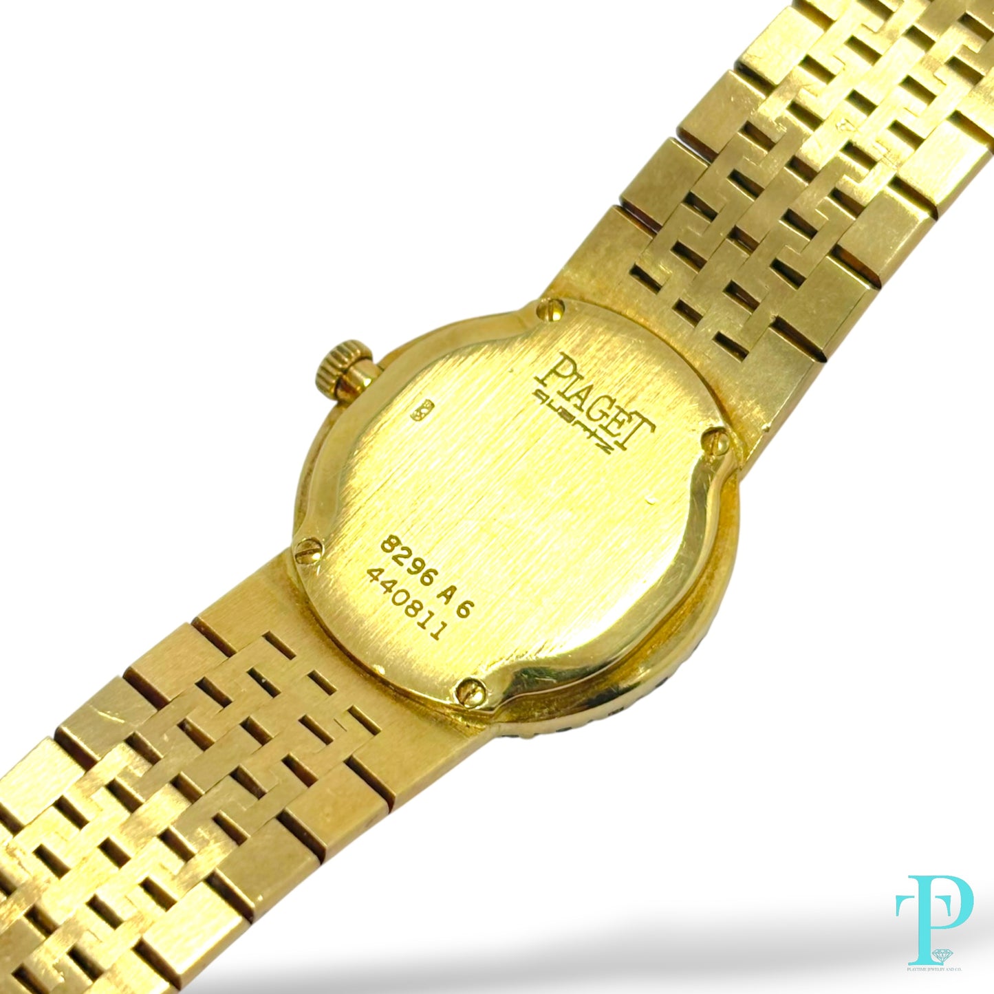 PIAGET 26MM 18KT GOLD & DIAMOND BEZEL LADIES VINTAGE COCKTAIL WATCH