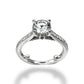 1.50 CT ROUND-CUT DIAMOND ENGAGEMENT RING 14KT