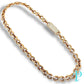 14KT ROSE GOLD 166g 22” 17.31CTW INFINITY LINK DIAMOND CHAIN
