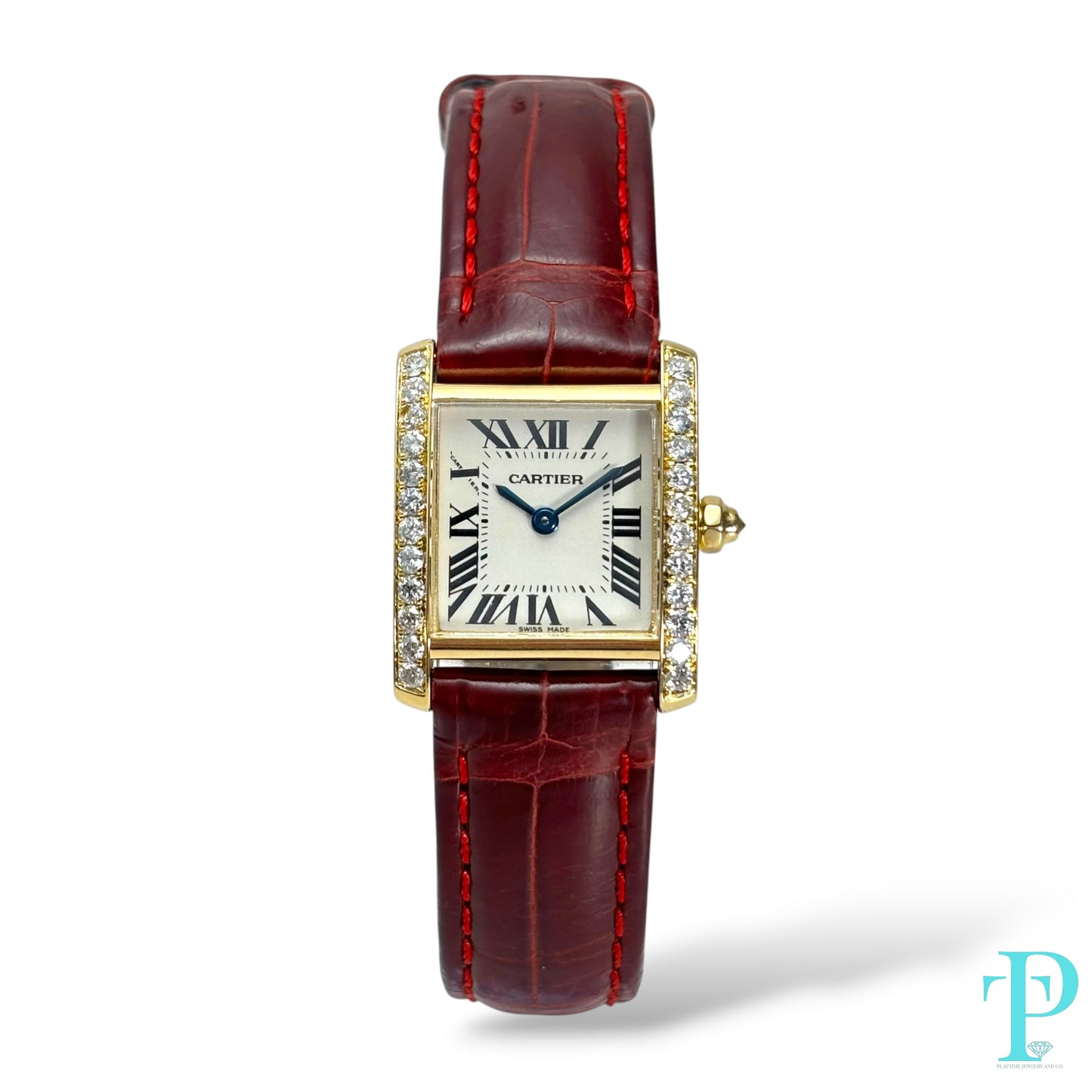 Pre-Owned 26MM Cartier Tank Louis 18Kt Gold Ref.2385 (2003)