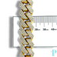 10KT YELLOW GOLD / 17MM 460.0g 22” 50.6CTW DIAMOND / MIAMI CUBAN LINK CHAIN