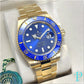 41MM ROLEX SUBMARINER / REF. 126618LB / 18KT YELLOW GOLD MEN’S WATCH