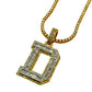 10KT VVS-1 CVD DIAMOND CUSTOM “ANY LETTER” LETTER INITAL PENDANT