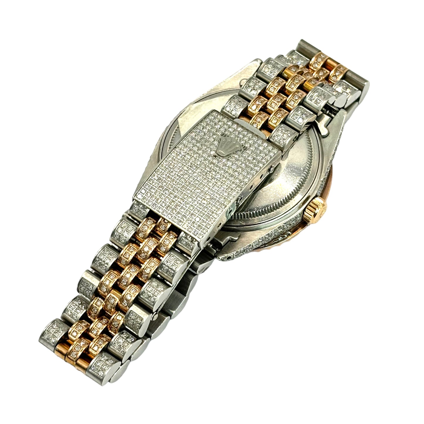 ROLEX DATEJUST 16CTW ROSE GOLD BUSTDOWN | ARABIC DIAL | JUBILEE | 36MM 16013