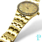 36MM OMEGA CONSTELLATION SOLID 18KT YELLOW GOLD / FACTORY DIAMOND SETTING / CHAMPAGNE DIAL DIAMOND HOUR MARKERS