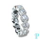 4.00CTW / 3.5MM 14KT WHITE GOLD DIAMOND ETERNITY BAND / VVS-1 LAB-GROWN