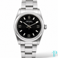 PRE-OWNED 31MM ROLEX OYSTER PERPETUAL 67480 BLACK DIAL