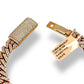 10MM DIAMOND MIAMI CUBAN LINK BRACELET 14KT ROSE GOLD 11.00 CT