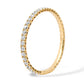 3.8MM 20-POINTER ENTIRE DIAMOND FLEX BANGLE BRACELET