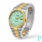 PRE-OWNED 34MM ROLEX DATE REF.15053 PISTACHIO DIAL