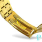 36MM OMEGA CONSTELLATION SOLID 18KT YELLOW GOLD / FACTORY DIAMOND SETTING / CHAMPAGNE DIAL DIAMOND HOUR MARKERS