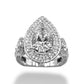 5.00 CT PEAR-CUT DIAMOND ENGAGEMENT RING 14KT