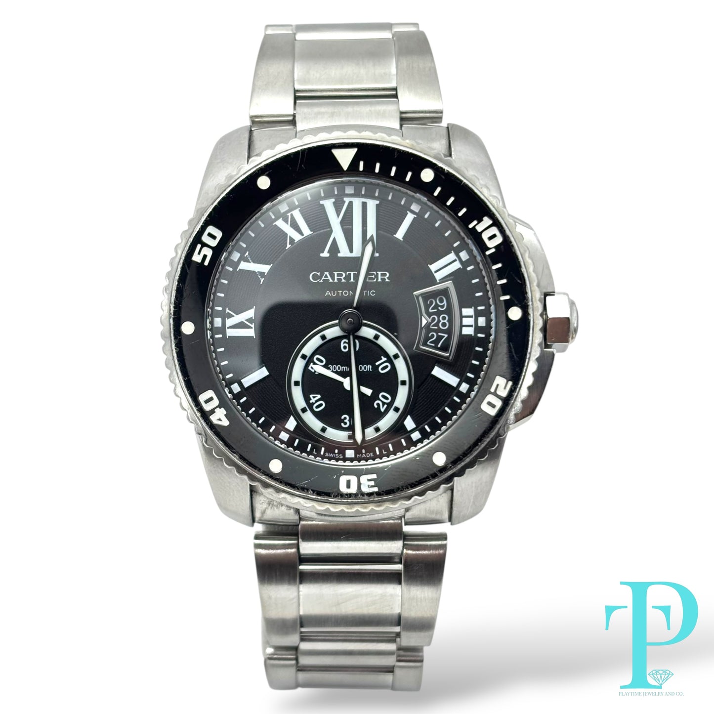 42MM CARTIER CALIBRE DE CARTIER  / STAINLESS STEEL / AUTOMATIC