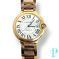 38MM CARTIER BALLON BLEU / 18KT ROSE GOLD / WHITE ROMAN DIAL / AUTOMATIC