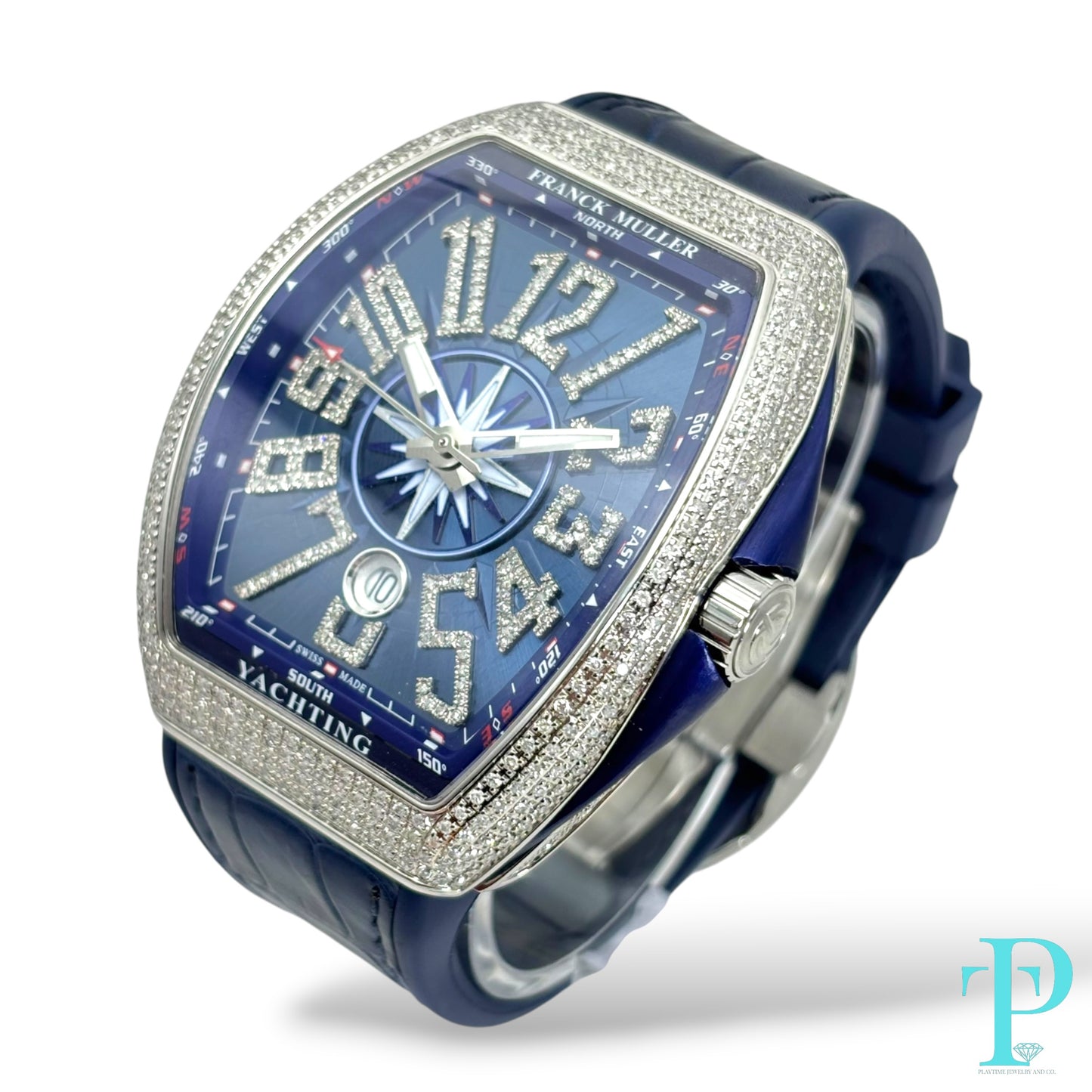 Pre-Owned 44MM Franck Muller Vanguard Yachting V45-SC-DT (2014)