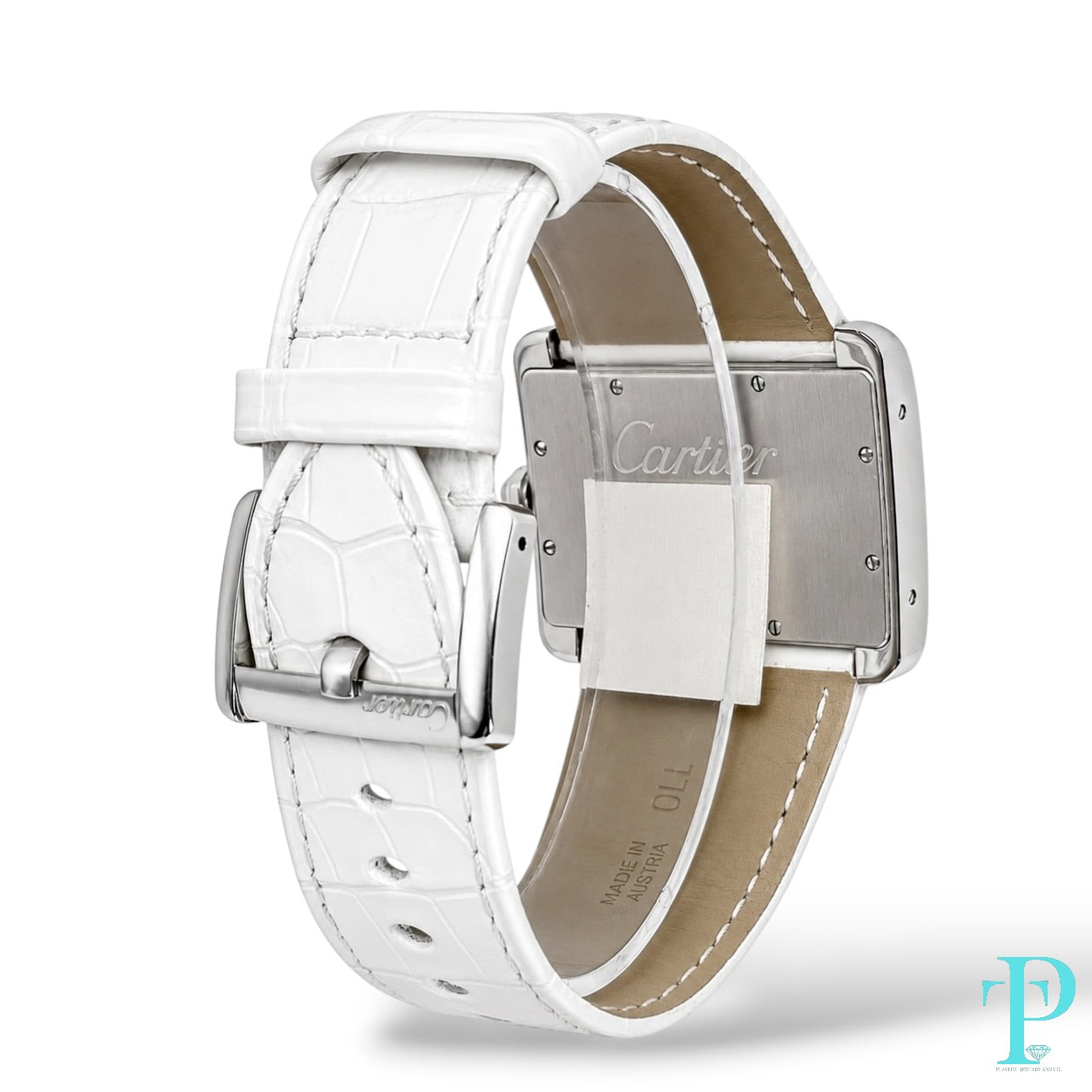 Pre-Owned 34MM CARTIER TANK DIVAN (2002) STAINLESS STEEL