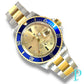 40MM ROLEX SUBMARINER (ANNIVERSARY “SERTI” DIAL) 18KT GOLD / STAINLESS STEEL TWO-TONE / OYSTER BRACELET / AUTOMATIC / DIAMOND AND SAPPHIRE SET HOUR MARKERS