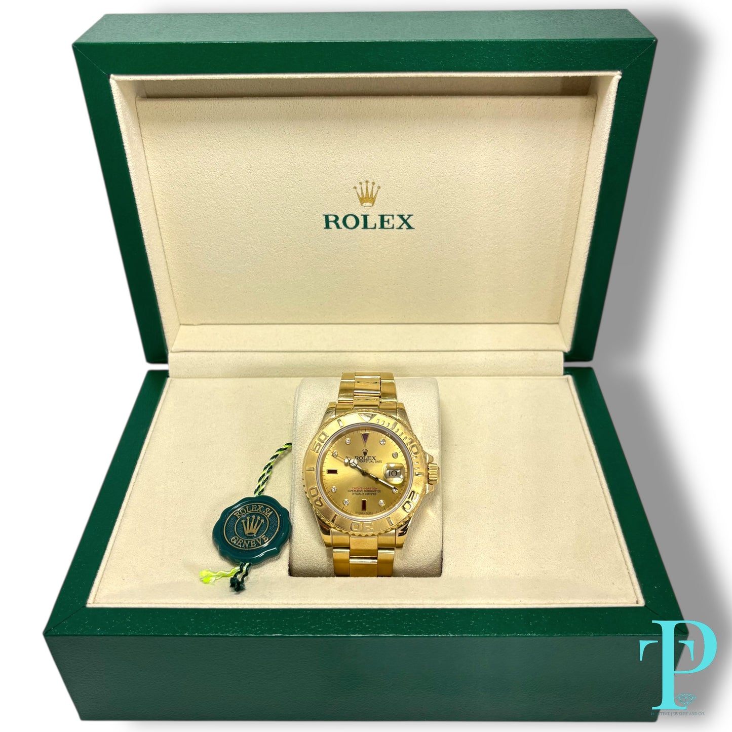 40MM ROLEX YACHT-MASTER / 18KT GOLD MENS WATCH Ref.16628