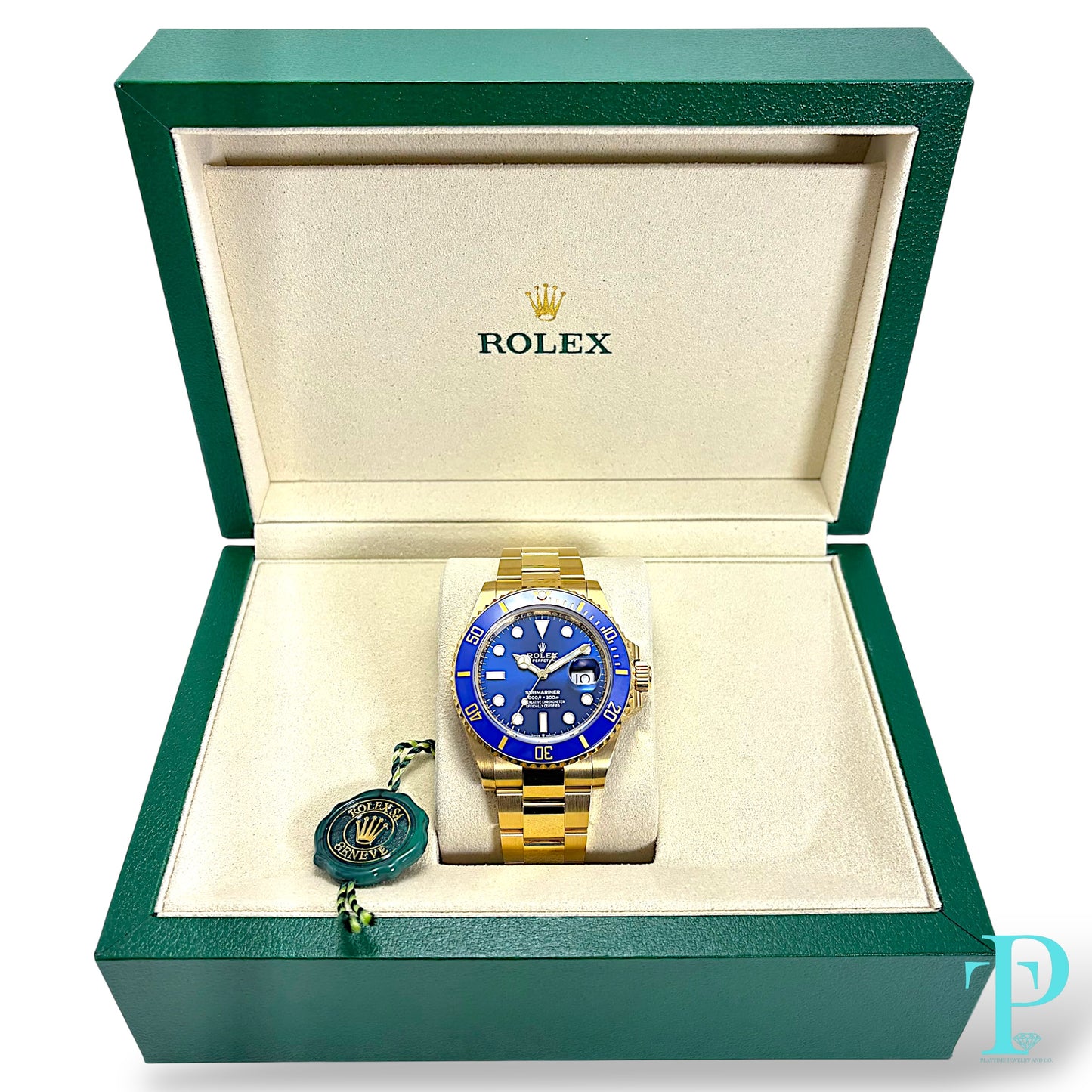 41MM ROLEX SUBMARINER / REF. 126618LB / 18KT YELLOW GOLD MEN’S WATCH
